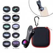 Набір об'єктивів лінз 10шт для смартфона APEXEL APL-DG10 Набір об'єктивів лінз 10шт для смартфона APEXEL APL-DG10