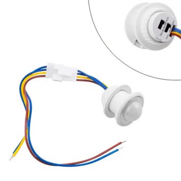 Вбудований інфрачервоний датчик руху, що налаштовується, 220В