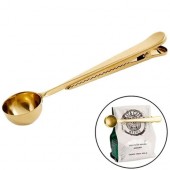 Мірна ложка затискач прищіпка для пакування кави чаю, нержавіюча сталь