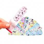 Пластир медичний 120шт дитячий лейкопластир з малюнками 7.2x1.9см