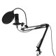 Мікрофон студійний конденсаторний для запису GM07-2, штатив та поп-фільтр