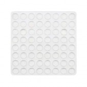 Самоклеючі силіконові амортизатори бампони 11x5мм 64шт, прозорі