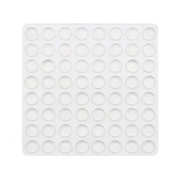 Самоклеючі силіконові амортизатори бампони 11x5мм 64шт, прозорі