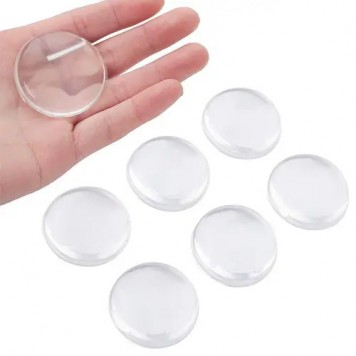 Самоклеючі силіконові амортизатори бампони 40x8мм 6шт, прозорі