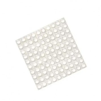 Самоклеючі силіконові амортизатори бампони 8x2мм 100шт, прозорі