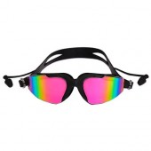 Окуляри для плавання з берушами Yuelang KH36-A, захист від УФ Anti-Fog, чорні