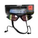 Очки для плавания с берушами Yuelang KH36-A, защита от УФ Anti-Fog, черные