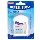 Зубна нитка 50м щільна м'ята воскована ORAMINT