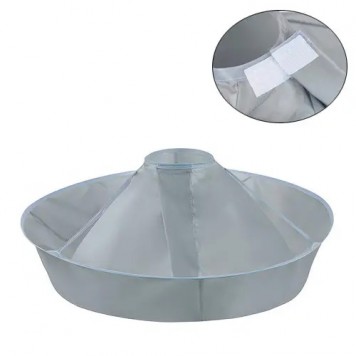 Накидка парасолька для стрижки волосся 60см, водонепроникний фартух, складаний