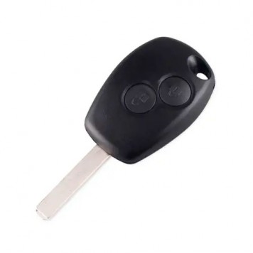 Ключ заготовка, корпус под чип, 2кн, Renault Modus Clio, VA2