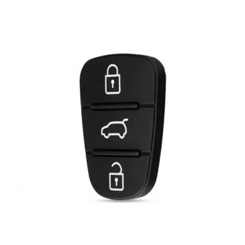 Кнопки для выкидного ключа Hyundai Kia, 3кн, резиновые