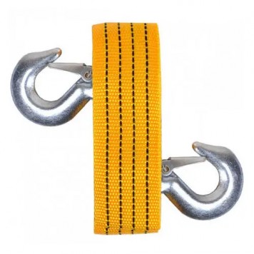 Трос буксирувальний, еластичний, 2 гаки, 4.5м x 50мм, 3000кг, поліпропілен