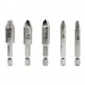 Набір екстракторів 5шт для вилучення уламків гвинтів, сталь HSS 4241