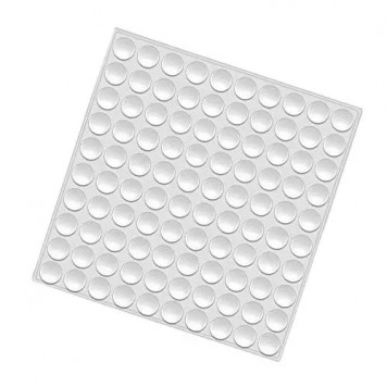 Самоклеючі силіконові амортизатори бампони 10x3мм 100шт, прозорі