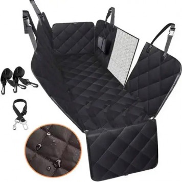 Автомобільний чохол килимок для перевезення собак, із сітчастим вікном