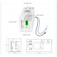 Датчик споживання електроенергії 63А 1P+N Zigbee, енергометр Zemismart SPM01