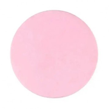 Самоклеючий силіконовий стопор дверний 50мм коло, рожевий