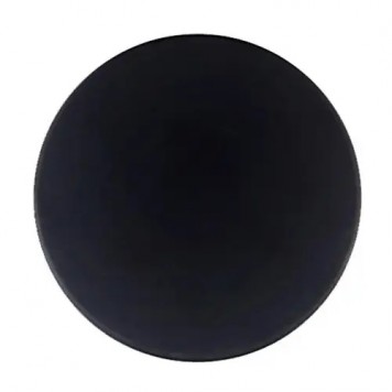 Самоклеючий силіконовий стопор дверний 50мм коло, чорний