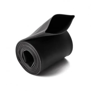 Термозбіжна трубка Поліолефін 125x0.3мм, 80/40мм, 1м, чорна