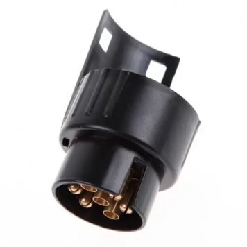 Перехідник з 7pin розетки автомобіля на 13pin штекер причепа, адаптер фаркопа