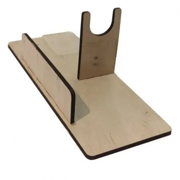 Подставка для клеевого пистолета 20Вт и стержней, фанера