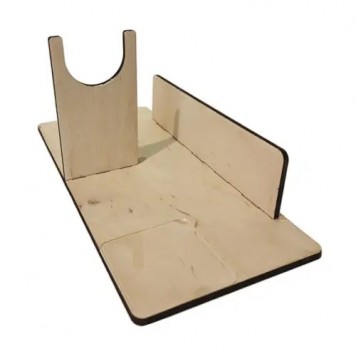 Подставка для клеевого пистолета 60Вт и стержней, фанера