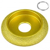 Диск алмазный для скругления кромки 75x10мм по камню мрамору керамограниту