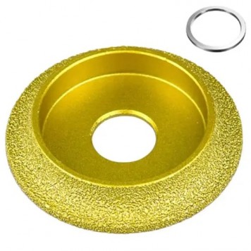 Диск алмазный для скругления кромки 75x10мм по камню мрамору керамограниту