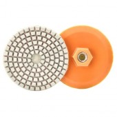 Диск алмазный полировочный 80x3.5мм 150грит M10 по камню для болгарки УШМ