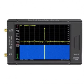 Аналізатор спектру 100кГц-5.4ГГц генератор сигналів TinySA Ultra Plus ZS-406
