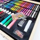 Набор художественный для рисования 220 предметов, деревянный кейс