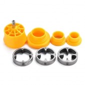 Набір сантехнічний на дриль для нарізання різьби пластикових ППР труб 7речей