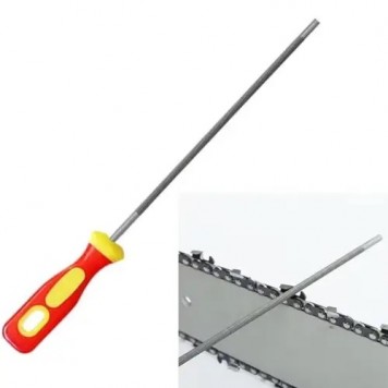 Напильник для заточки цепных пил 5.5мм, круглый с держателем