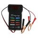 Тестер индикатор состояния автомобильного аккумулятора 12-24В с зажимами ЖК