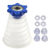 Насадка пылесборник для сверл 5-12мм, пылеуловитель для дрели перфоратора, силикон