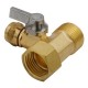 Кран-американка 1/2, тройник для подключения фильтра воды, сплав латуни