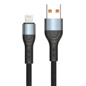 Кабель USB - Lightning 1м Pavareal Q06i 120Вт Fast Charge, в оплетке