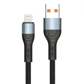 Кабель USB - Lightning 1м Pavareal Q06i 120Вт Fast Charge, в оплетке