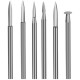 Набор фрез по дереву 6шт, хвостовик 3мм, для гравера, сталь в кейсе