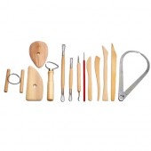 Набір інструментів для ліплення з полімерної глини, 13шт, дерево
