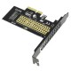 Адаптер перехідник SSD M.2 NVMe ключ M на PCIe 4.0 3.0 X16 X8 X4, Jeyi SK4