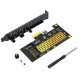 Адаптер перехідник SSD M.2 NVMe ключ M на PCIe 4.0 3.0 X16 X8 X4, Jeyi SK4