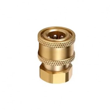 Фитинг БРС гидравлический 1/4, уплотнение STD, для моек высокого давления, латунь