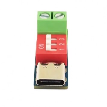 Триггер быстрой зарядки Type-C PD QC 5-20В, Dial-код, до 100Вт, CH224K