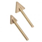 Насадка прасочка на паяльник 2шт 16 та 20мм для пластику бампера авто