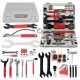 Набор для ремонта обслуживания велосипеда 44 предмета, в кейсе