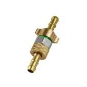 Штуцер М14x1.5 с корпусным шестигранником под шланг 8мм, елочка, латунь