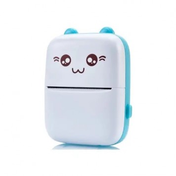 Термопринтер карманный для печати с телефона, Bluetooth, 1000мАч, цвета