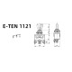 Переключатель, тумблер, выключатель питания E-TEN 1121 250В 15А ON-ON