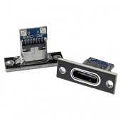 Разъем USB Type-C 2pin, мама, монтажный, для зарядки и питания